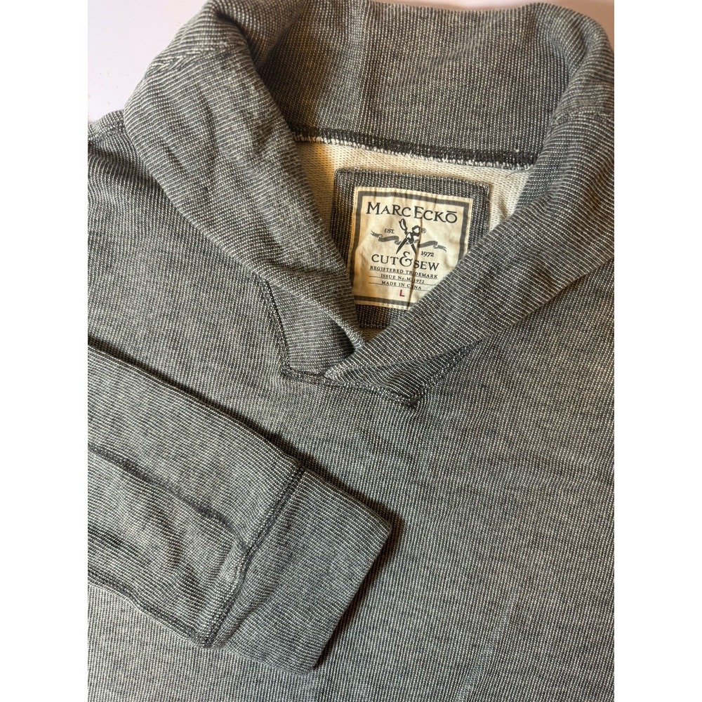 90's Marc Ecko Men's Sweatshirt L Athletic Casual Fall Grey